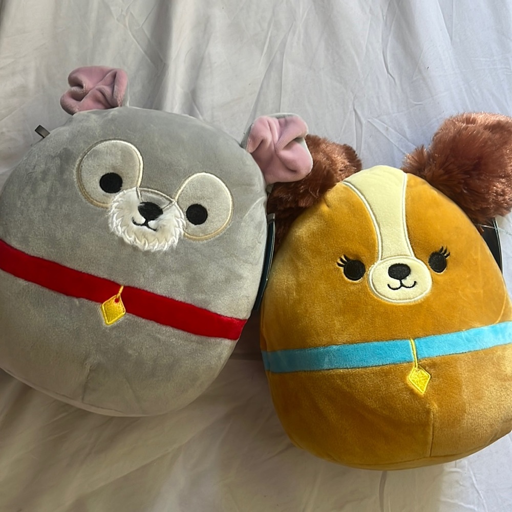 Limited edition Lady and the Tramp squishmallow